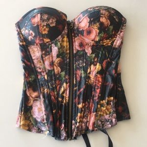 Floral corset size small